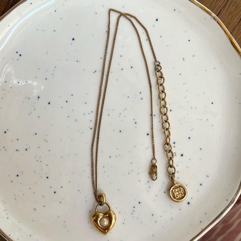 Givenchy Heart Locket Dual Sided Necklace - Picture 4 of 7